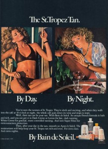 1976 tanning lotion ad