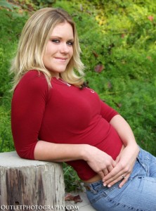 Red blouse