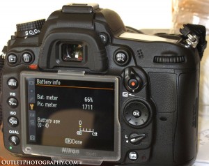 Long life of the Nikon D7000 EN-EL15 battery