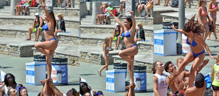 cheer at the beach