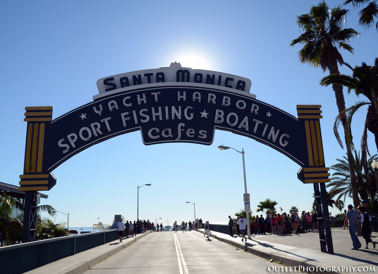 santa monica pier arch